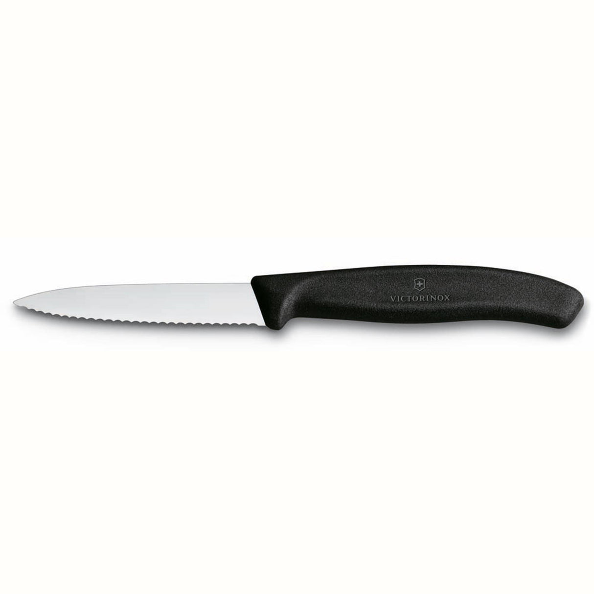 Victorinox Schälmesser gezahnt schwarz