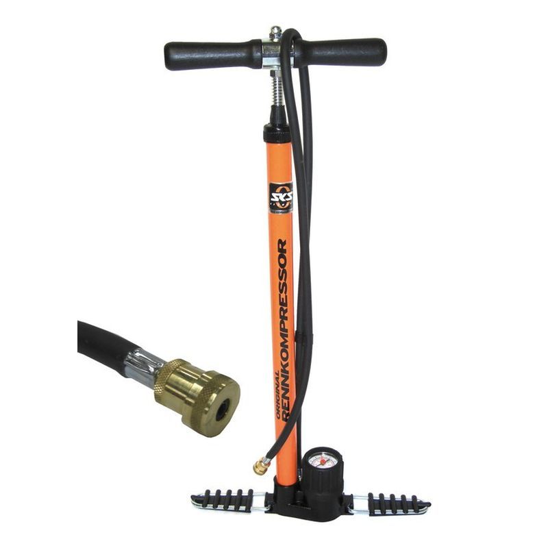 SKS Rennomppressor Bodenpumpe M Kupferdruck Nippel 10065