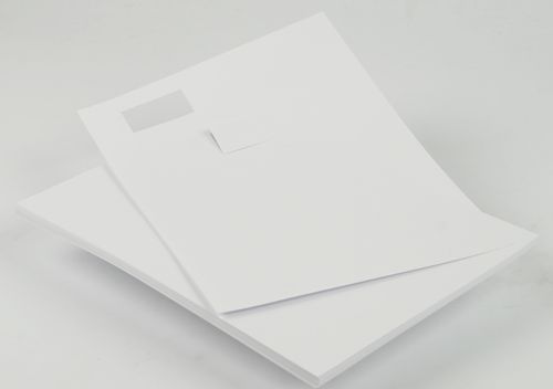 Juncker-Preiskartenpapier, weiße Tasche mit 25 Blatt