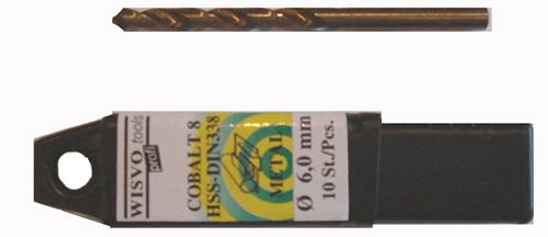 Wisvo GRS-Bohrer 6,5 mm HSS-Kobalt