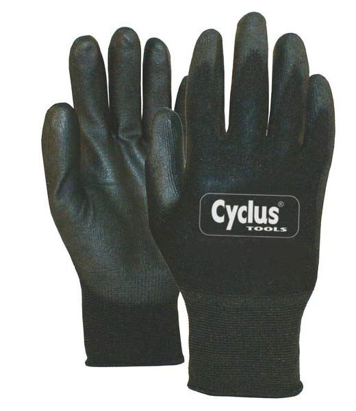 Cycplus-Arbeit Handschuhe pu-flex l (9) schwarz