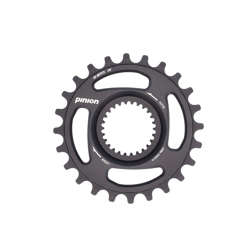 Ritzel Kettenblatt Alu, 24 Z., schwarz