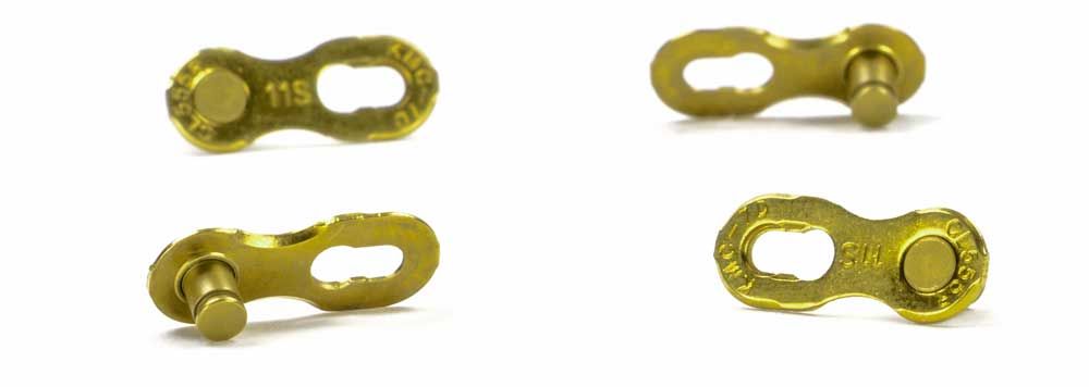 Kmc fehlender link 11r ti -n gold 5,2mm - silber