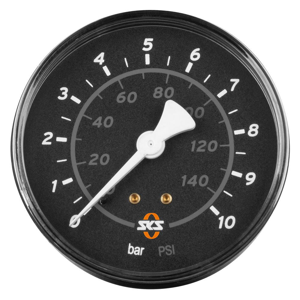 Sks Pumpmanometer 80mm 10 bar schwarz