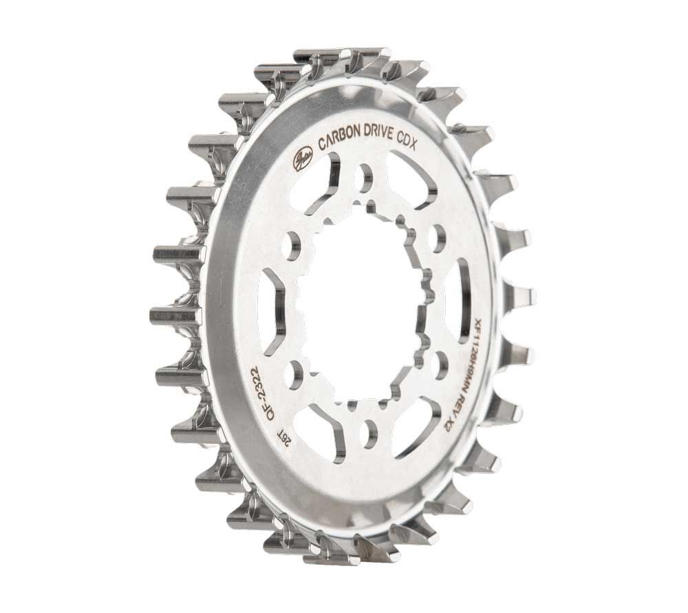 Shimano Gates Kettenrad CDX 26t 6b 9-Spline Nabe Fin Line