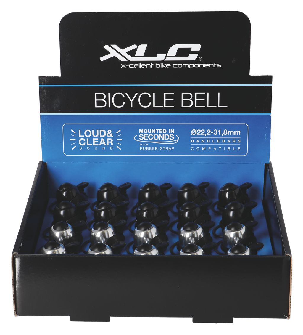 XLC Display Fahrradklingel Mini DD-M07