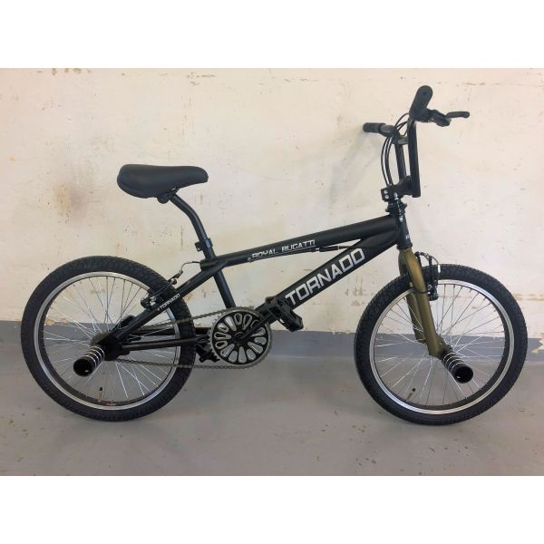 Royal BMX-Fahrrad – Bugatti Tornado Freestyle 20 Zoll – Mattschwarzbronze
