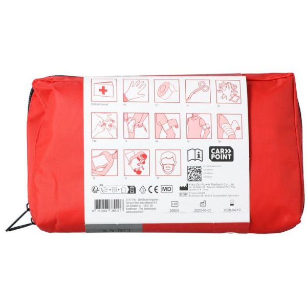 CARPOINT ERSTE AIDSET 40-teilige Kompletten mit dem DIN-Standard 13164: 2022