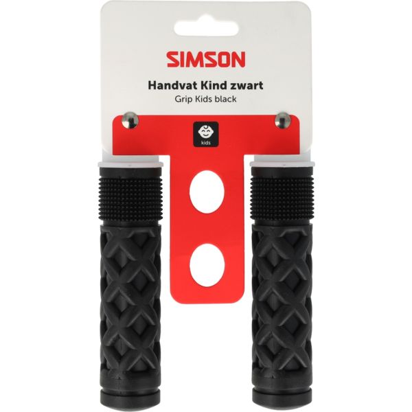 Simson handvatten kinder zwart-zwart