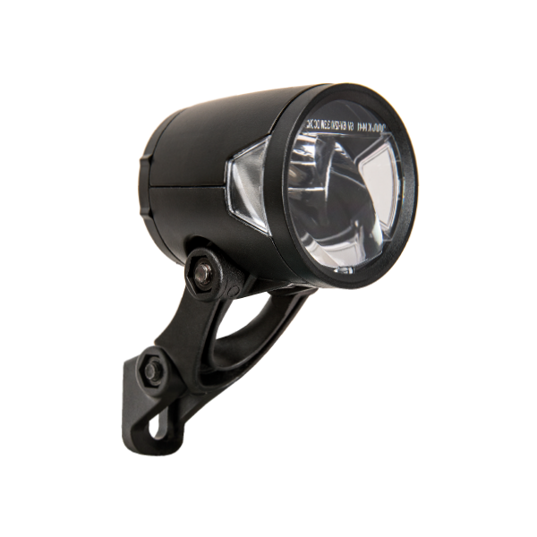 Scheinwerfer H -Black MR8 Dynamo - auf Funktion - mit Halter - 180 Lumen