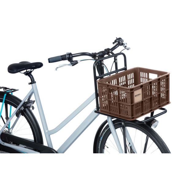 Basilikum fietslat S - klein - 17,5 Liter - braun