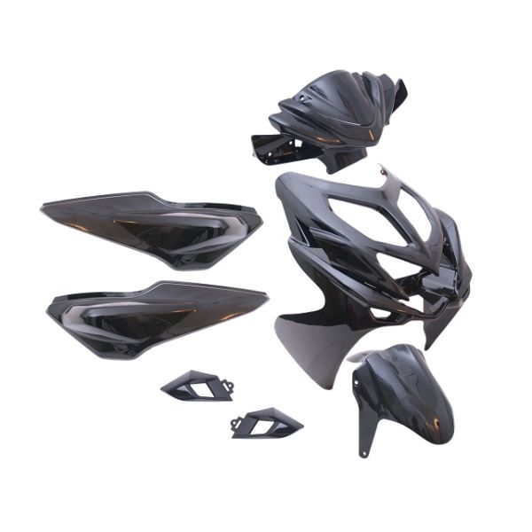 Edge Storage 9-teiliger Yamaha Aerox-R vom Jahr 2014-Metallic Black