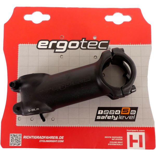 Voorbouw Ergotec Hai 31,8 mm 90 mm schwarz
