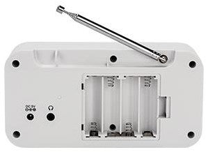 Denver DAB+ 230V oder Batterie + Dual-Alarmfunktion weiß - 8140320