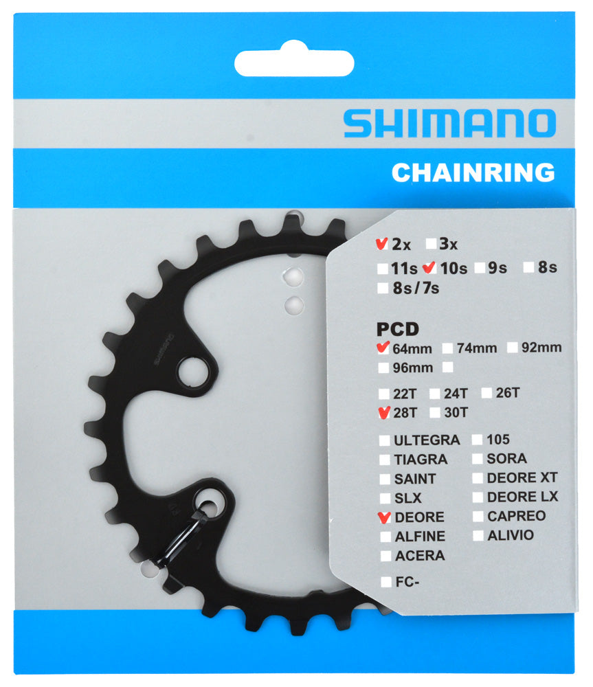Shimano Deore FC-M6000 (BG) Kettenblatt für 38 28 Zähne