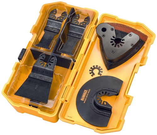 Dewalt Zubehör Sägeblatt-Set mit Schleifpapier, 8-teilig, dt20700, dt20701, dt20704, dt20705, dt20710, Schleifpapier x 3 – dt20731-qz