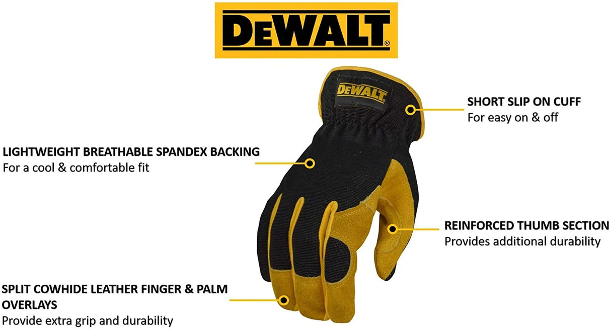 Dewalt dpg216l Arbeitshandschuh aus Leder | Größe l - dpg216leu