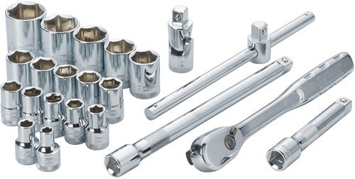Dewalt dwmt19241-1 | gereedschapsset | metrische dopsleutelset | 22 delig - dwmt19241-1
