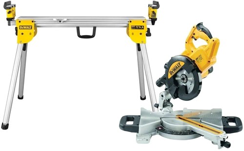 Dewalt DWS774Set Kappsäge | 216 mm 1400 W | + Basis de7033 - dws774set