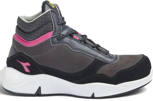 Diadora werkschoen athena mid 179901 s3l | nine iron raspberry (d0458) | maat 42 - 8053607443529