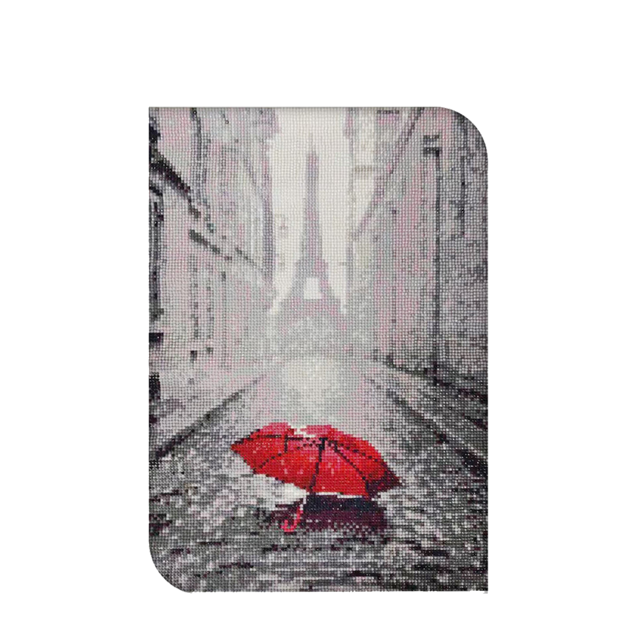 Diamond painting set parijs paraplu 40x50cm