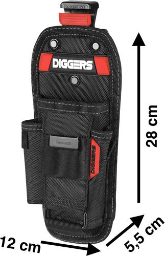 Diggers Quick Click große Zangen-Aufbewahrungstasche – DK637
