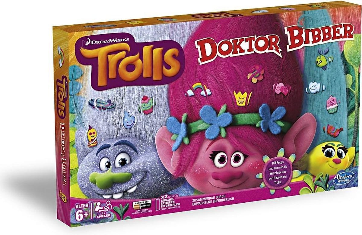 Hasbro Doktor Bibber trollt das Chirurgie-Spiel, Deutsch
