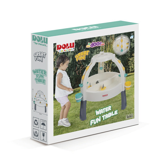 Dolu Fun Fountain Sandwasserspiegel mit Zubehör weiß grau