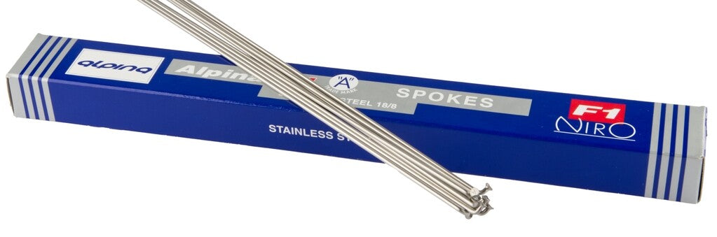 Alpina Speichen 286-13 Raggi ø2,33 mm fg 2,6 – Edelstahl (144 Stück)