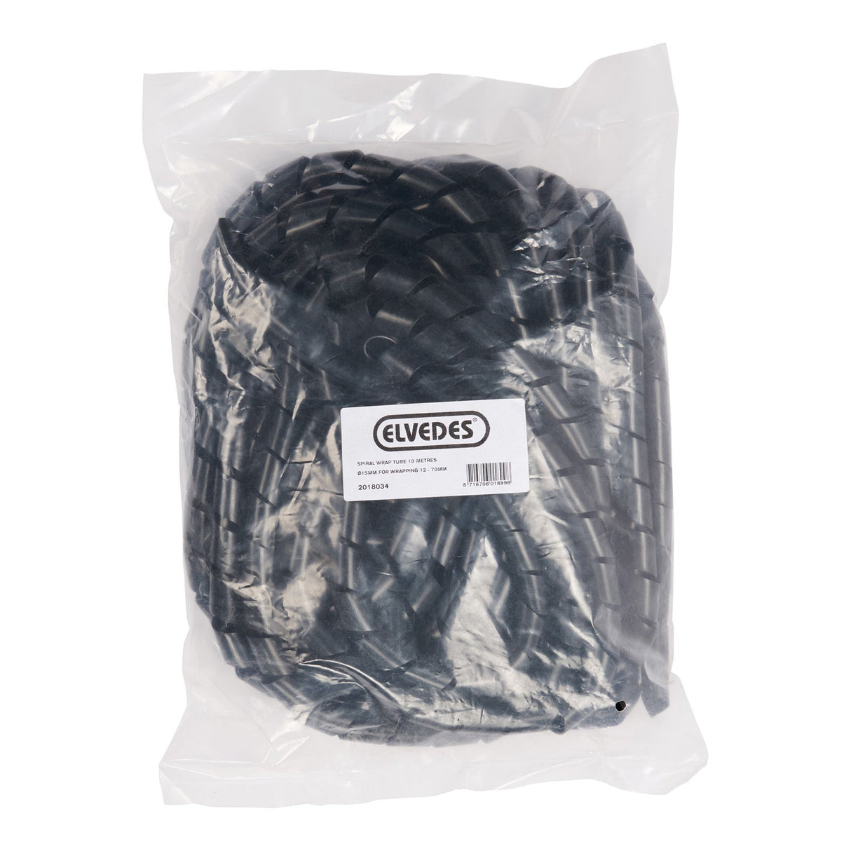 Elvedes Cable Systems BV Spiralschlauch Elvedes (15 mm) 10 Meter schwarz