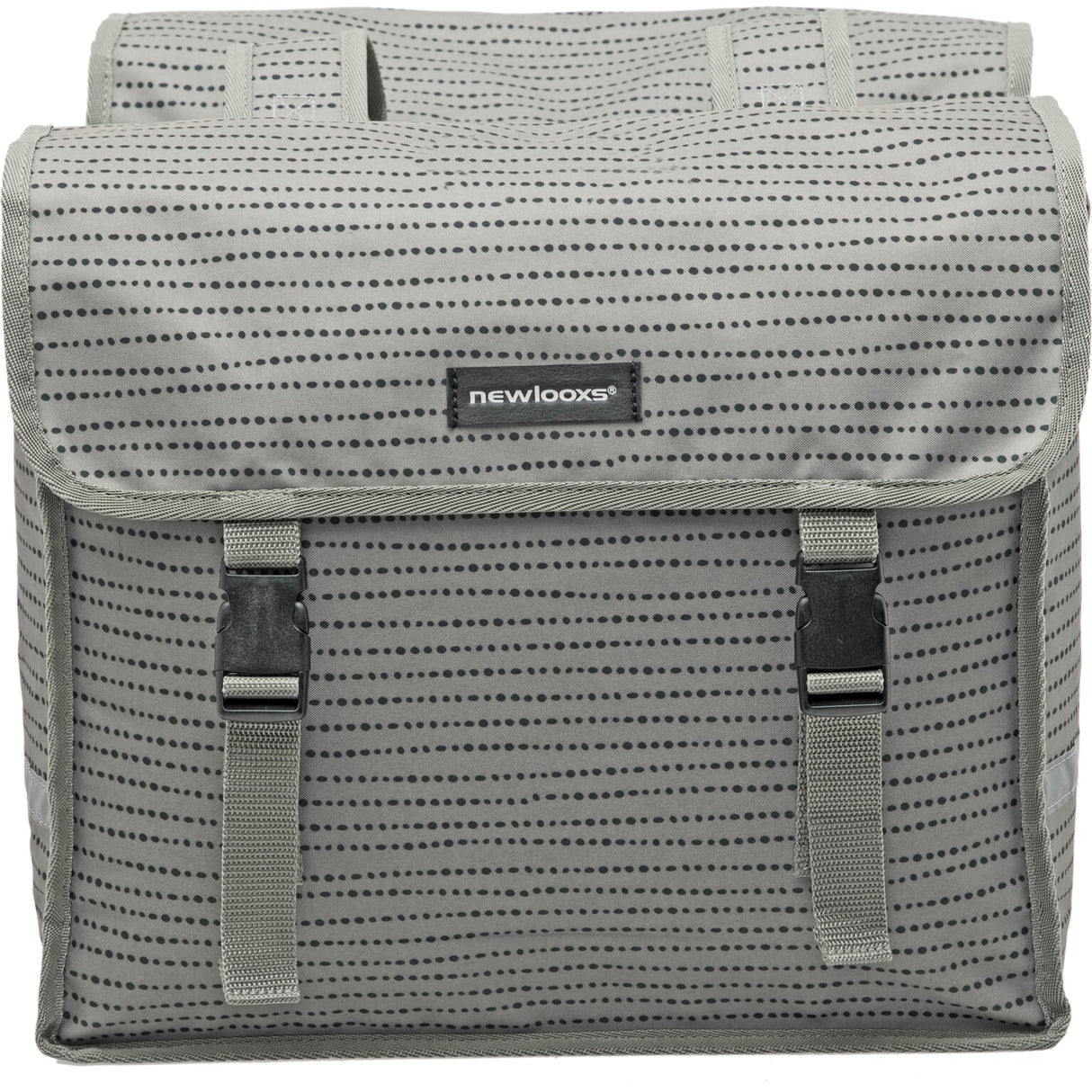 Fiori Doppelfahrradbeutel - Wasser - Repellent Polyester - 30 l - Schwarzblaugrau