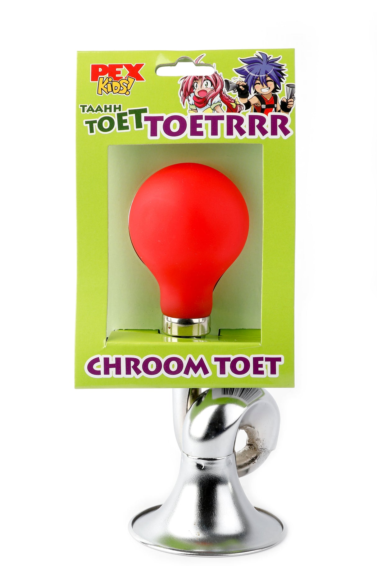 Buzaglo Pexkids Chrome Toot Posthorn Steel Red Ball