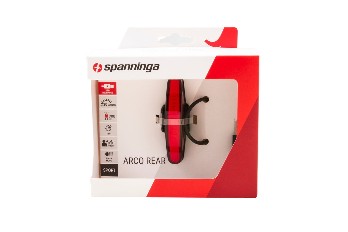 Spanninga Taillight Arco Flash USB Seat Post