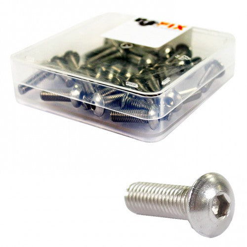 Bofix Bolkop Allen M6x12 Edelstahl pro 25 Teile 214289