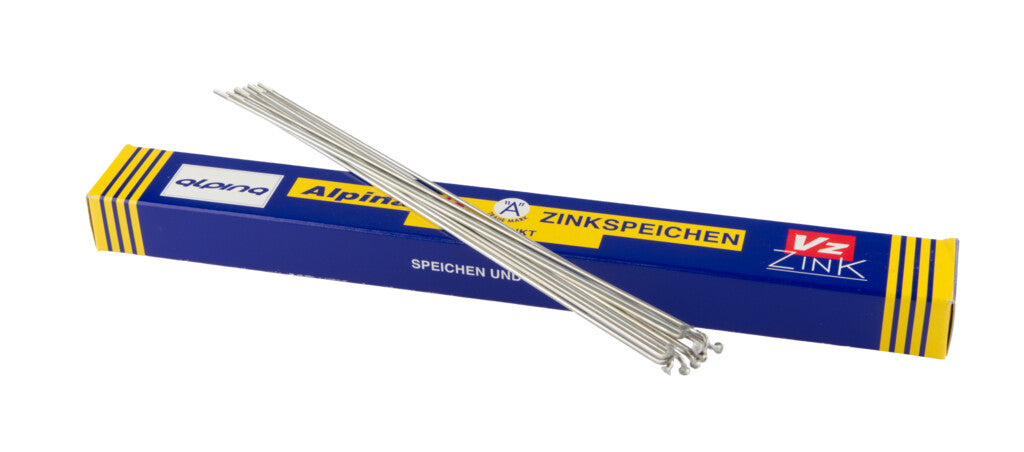 Alpina Speiche Zink 13-286 ohne Nippel Silber (144Stk)