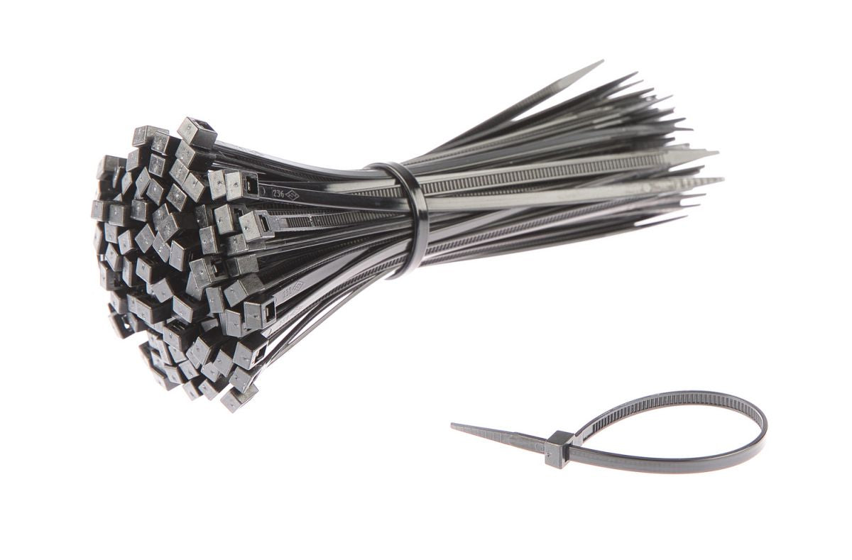 Buzaglo Beutel mit 100 Kabelstreifenreifen 14 cm (x3,5)