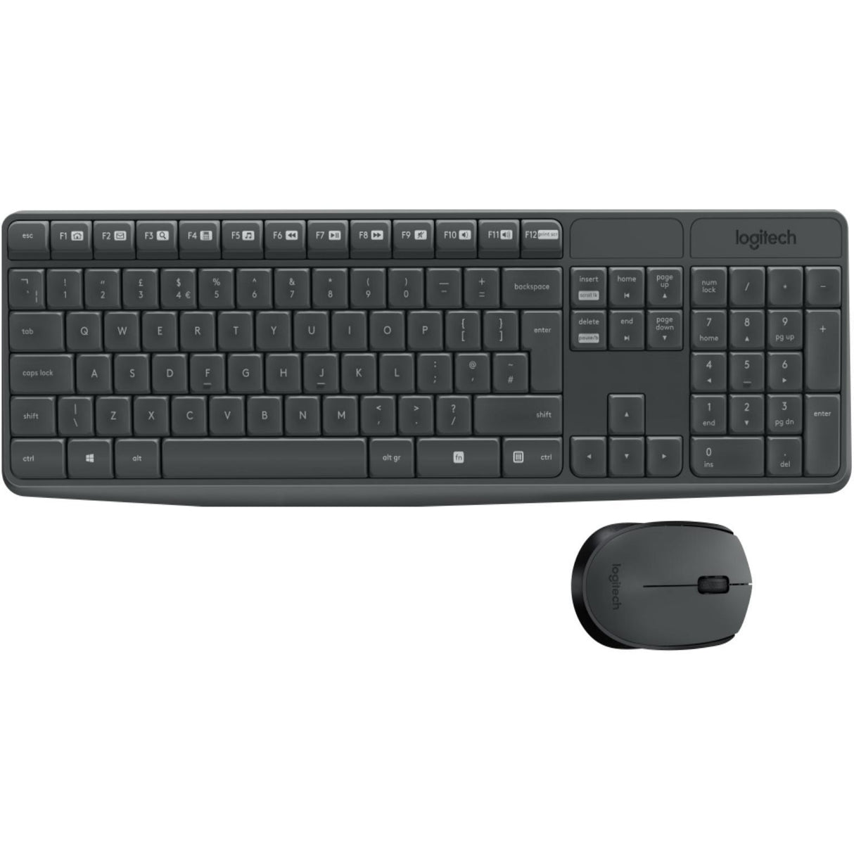 Kabellose Tastatur mit Maus – Logitech – qwertz