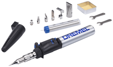 Dremel Kompaktwerkzeugsystem 2000JD (Modell 2000-7, Versatip + Lötspitze + Brandmalereispitze + Schneidklinge) – F0132000JD