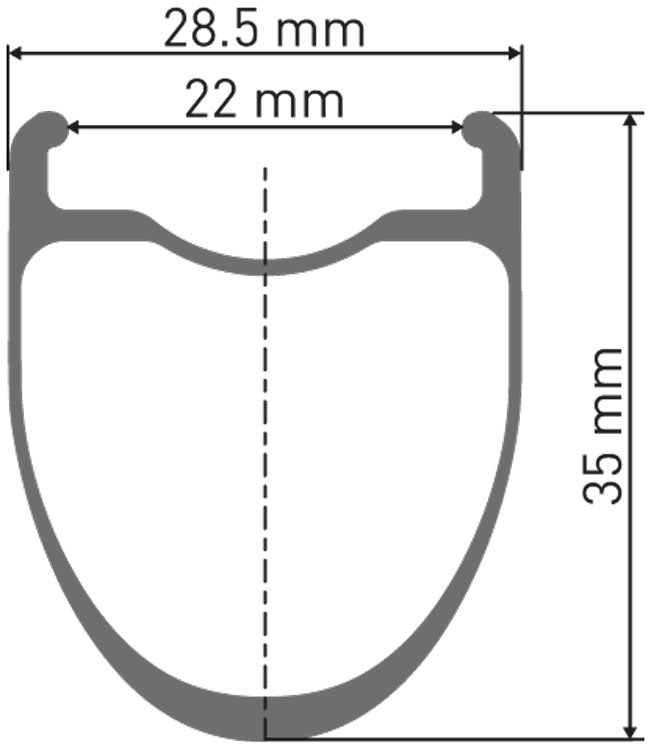 Dt swiss crc 1400 spline® 28 rear wheel | 35mm