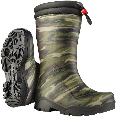 Dunlop k310931 blizzard kinderlaars gevoerd pvc | camouflage 14587 | maat 27 - 00.036.023.27