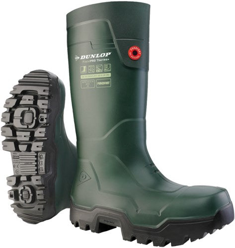 Dunlop lp8kl01 laars fieldpro thermo+ s5 | groen | maat 47 - 8713197054047