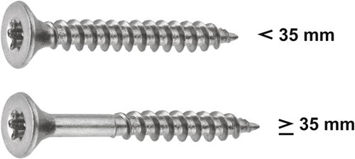 Connex Universalschraube tx 4x50 10 Edelstahl4 - dy3254050