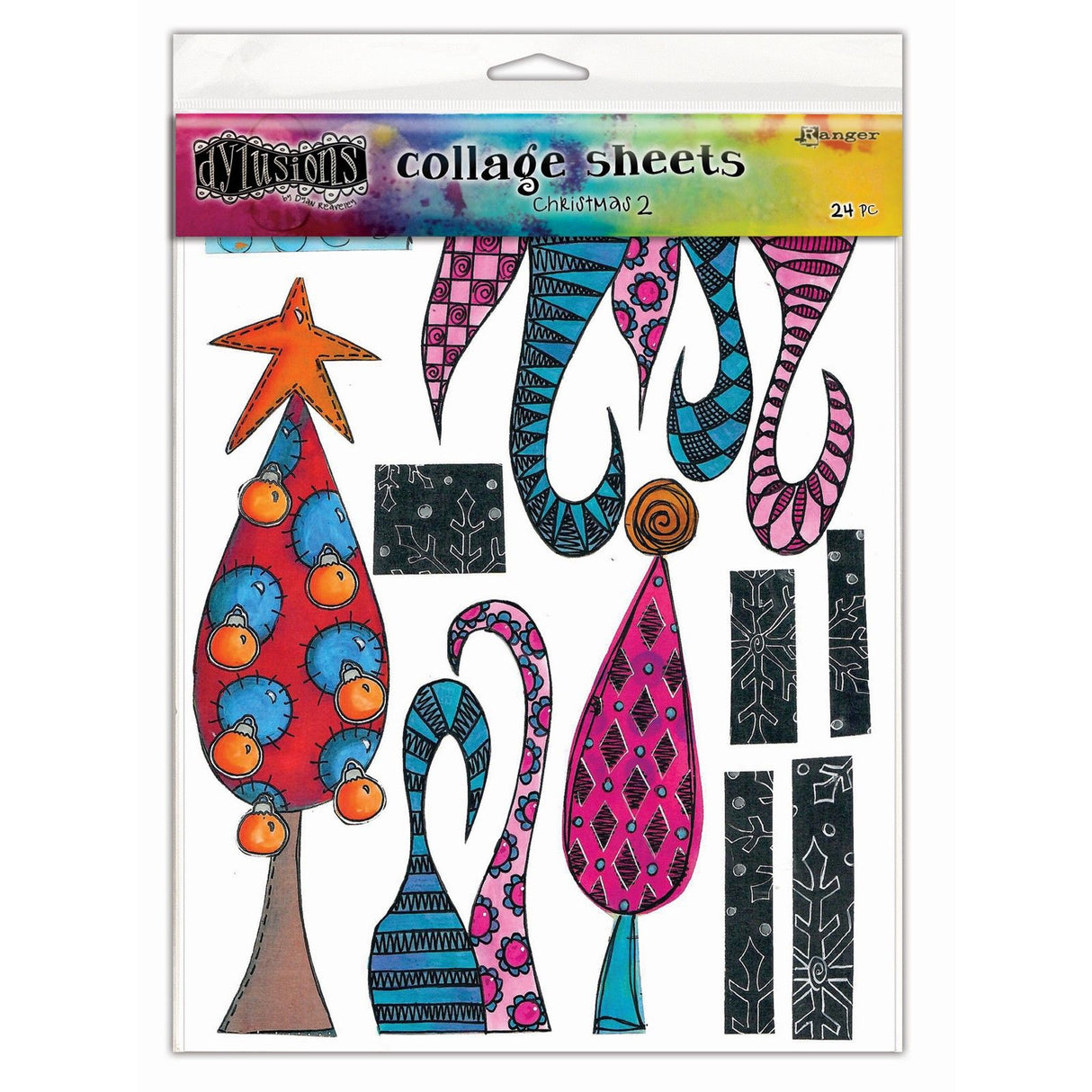 Ranger Ink Ranger • Dylusions Weihnachtscollageblätter 2