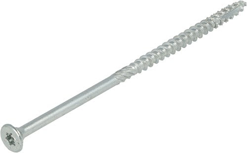 Dynaplus constructieschroef verzinkt platkop deeldraad +snijpunt torx tx30 6.0x140 70 | 100 stuks - 0281.01.51001