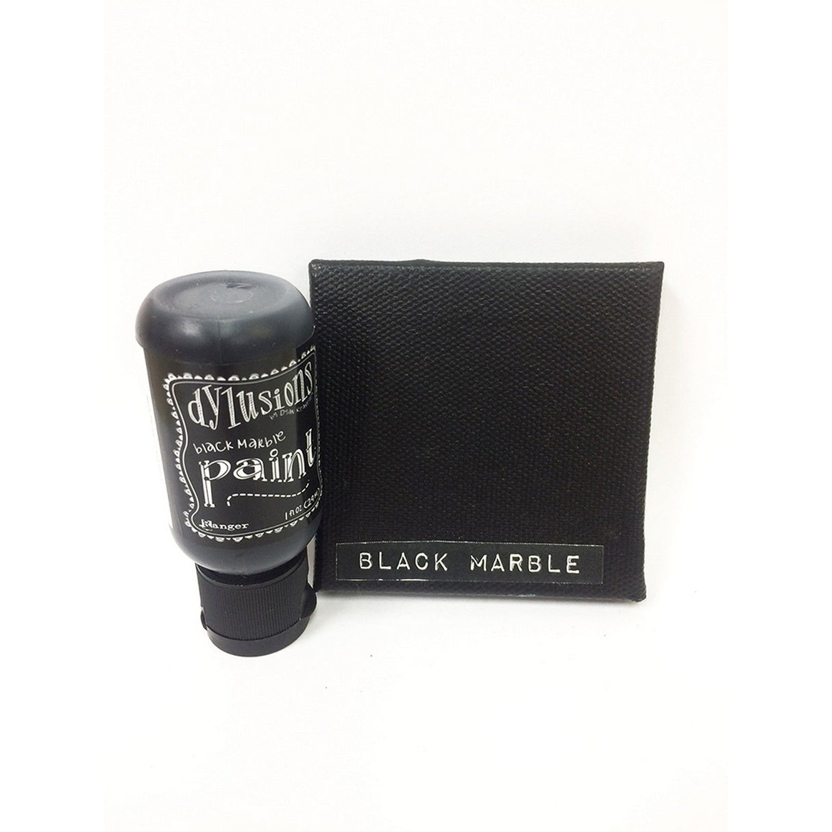 Ranger Tinte Ranger • Dylusions Lackflasche mit Klappverschluss, schwarzer Marmor, 29 ml