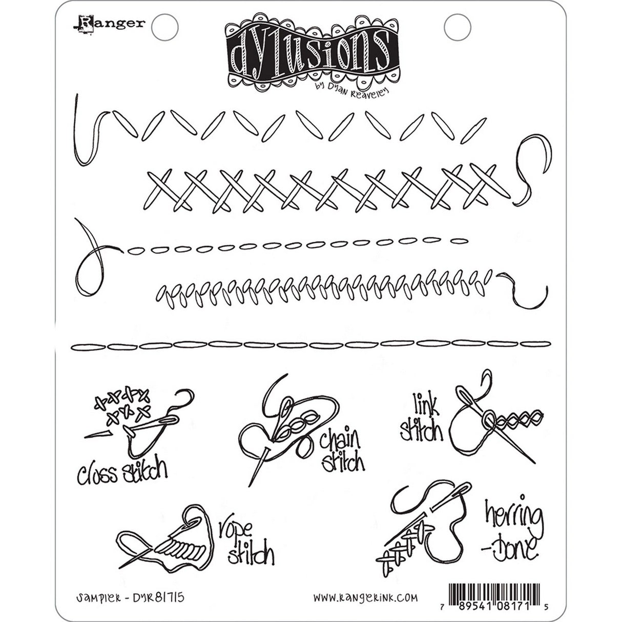 Ranger Ink Ranger • Dylusions Klebestempel-Sampler