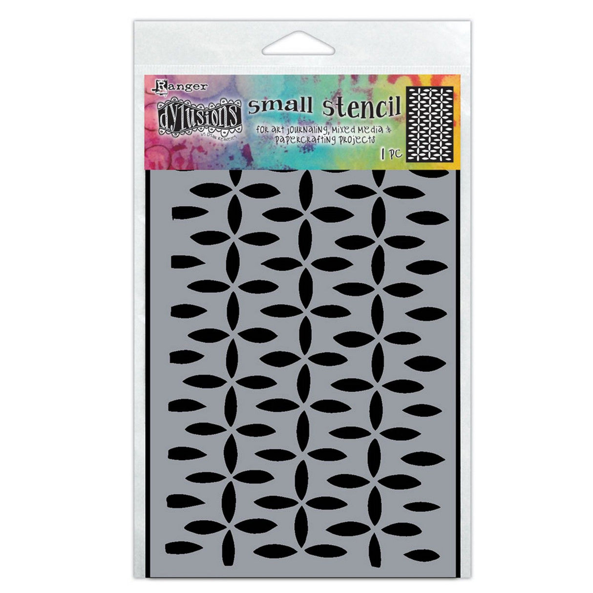 Ranger Tinte Ranger • Dylusions Schablonen kleines Retro-Raster