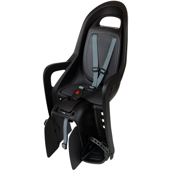 Polisport Kindersitz hinten Mik-HD - Schwarzgrau