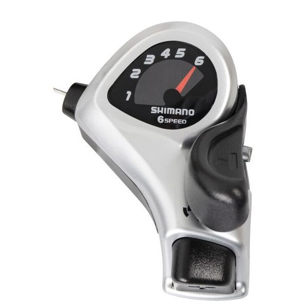 Shimano Fahrradversteller rechts 6 Gang ST-TX50 – Schwarz Silber