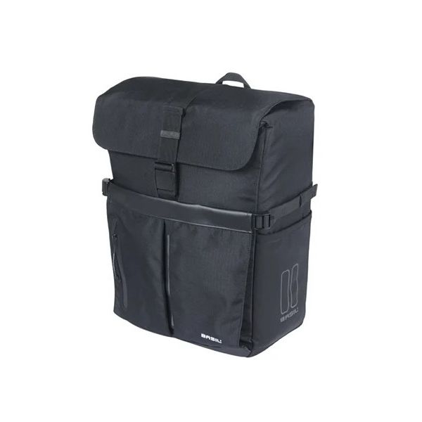 Basil Fahrrad-Umhängetasche Move Mik Studs 14 Liter 14 x 24 x 34 cm – Schwarz